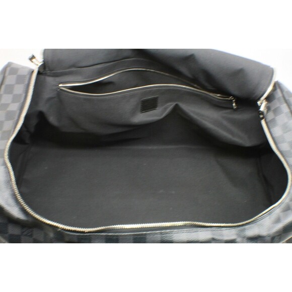 👜 Louis Vuitton LV Boston Bag Roadster 50 Damier Graphite LV 👜 - Picture 8 of 15